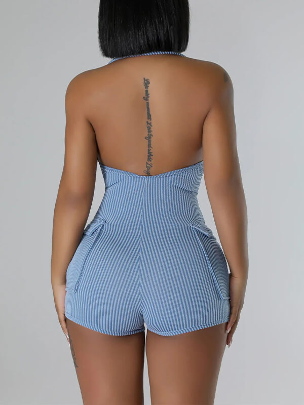 Halter Cargo Romper