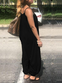 Sleeveless Slouchy Jumpsuit--Clearance