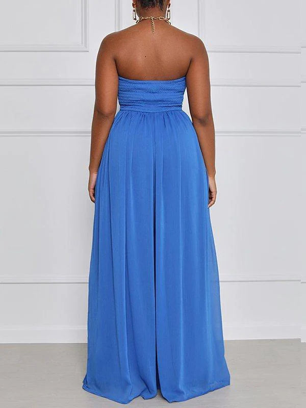 Bandeau Wide-Leg Jumpsuit