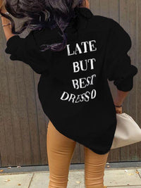 Slogan Back Tunic Shirt