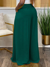 mangocouture Solid Wide-Leg Pants