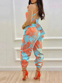 Mangocouture Tied Back Jogger Jumpsuit