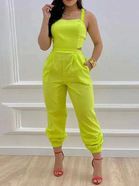 Mangocouture Tied Back Jogger Jumpsuit