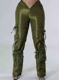 mangocouture Zip-Front Cargo Pants