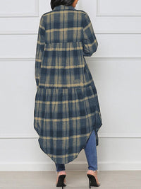 Mangocouture Plaid Shirt Jacket