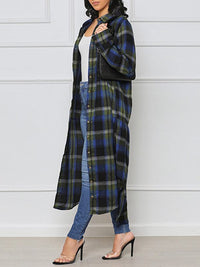 Mangocouture Plaid Shirt Jacket