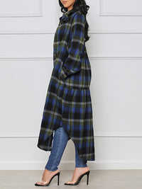 Mangocouture Plaid Shirt Jacket