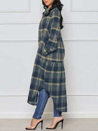 Mangocouture Plaid Shirt Jacket