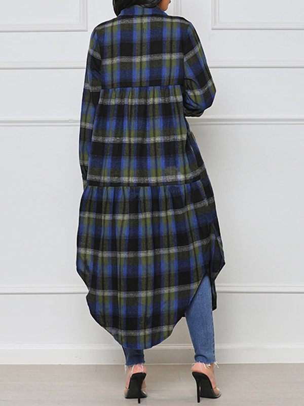 Mangocouture Plaid Shirt Jacket