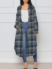 Mangocouture Plaid Shirt Jacket