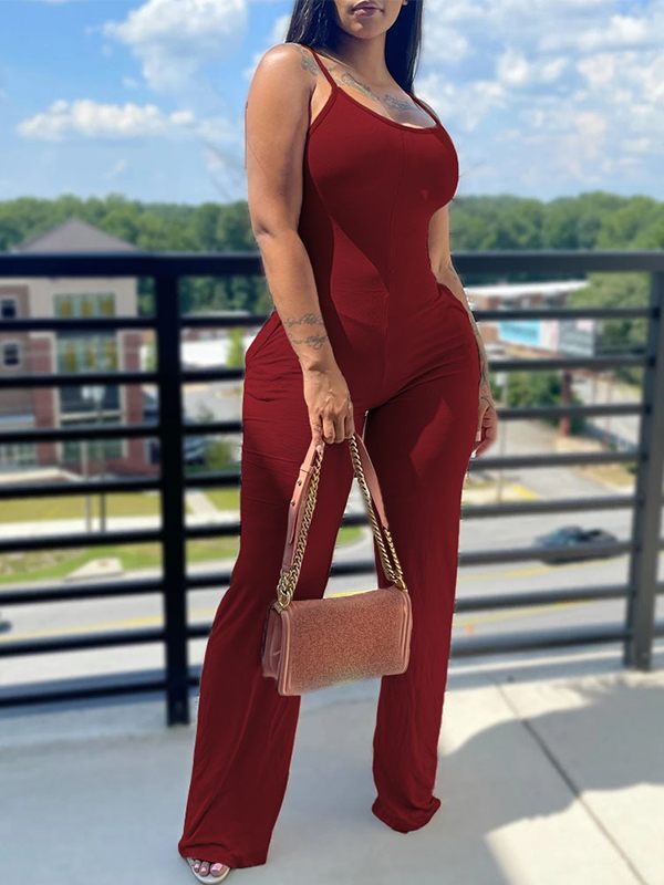 Solid Cami Jumpsuit