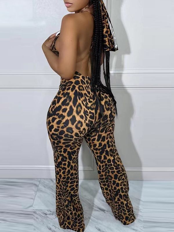 Leopard Cami Jumpsuit