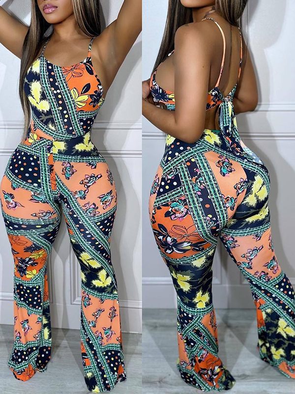 Printed Cami Jumpsuit