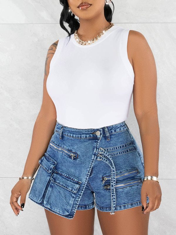 mangocouture Cargo Denim Shorts