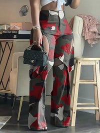 Mangocouture Camo Cutout Pants