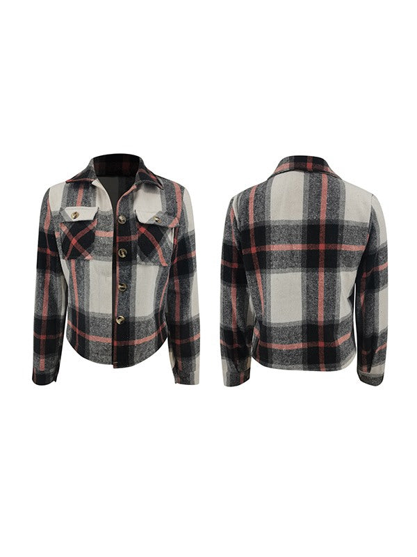 Plaid Shirt Jacket