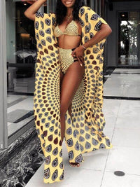 mangocouture African Print Bikini with Cover-up