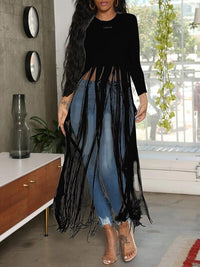 mangocouture Fringe Combo Top