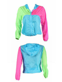 mangocouture Colorblock Hoodie Jacket