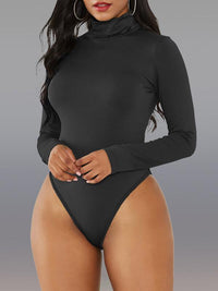 Solid Turtleneck Bodysuit--Clearance